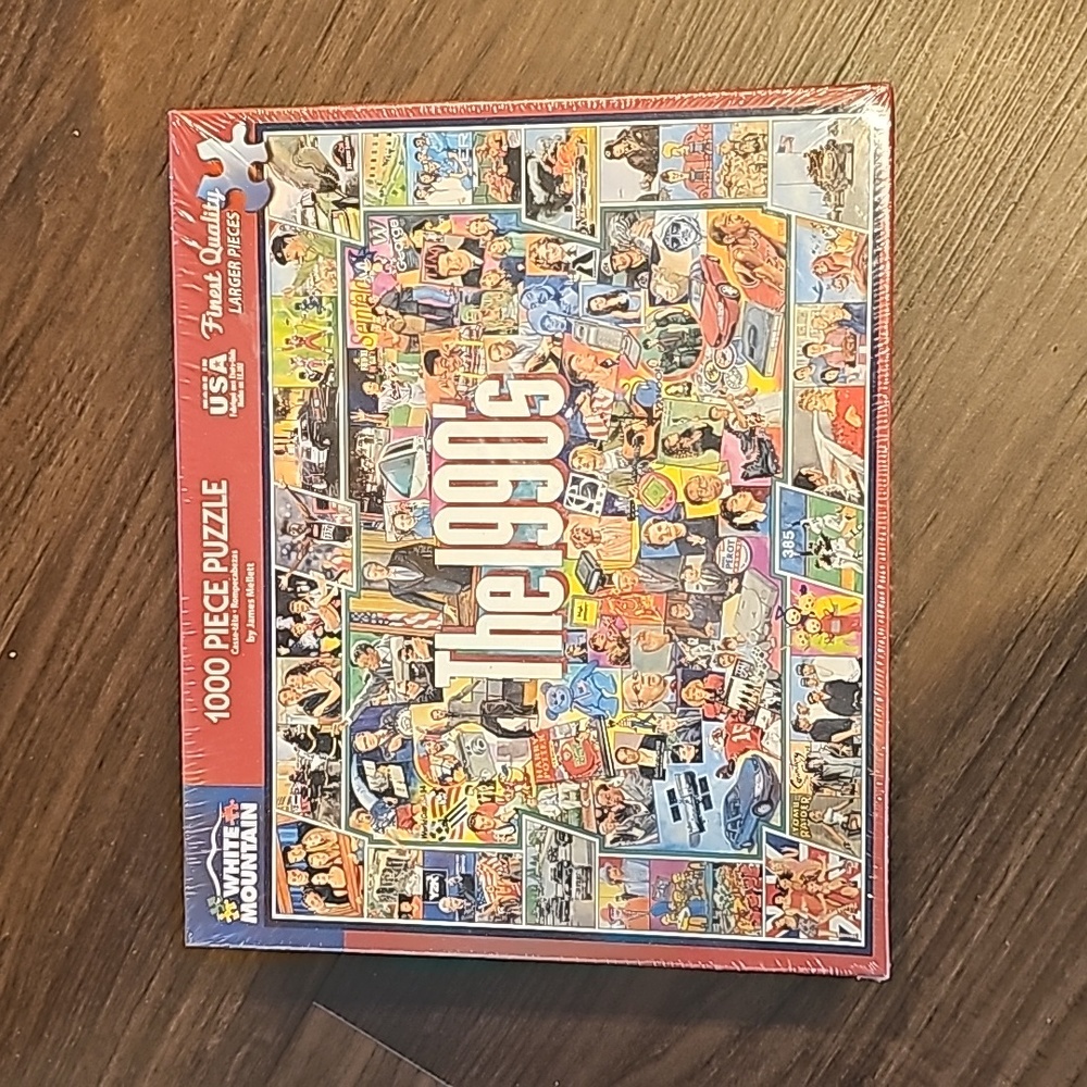 White Mountain 1000-piece puzzle--“The 1990’s”